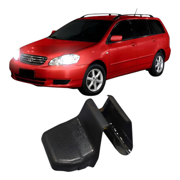 Acabamento Trilho Banco Direito Toyota Corolla Fielder 2005  Preto