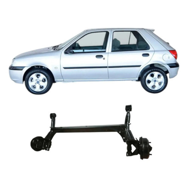 Eixo Traseiro Ford Fiesta Gl 2000 1.0 4p Original 