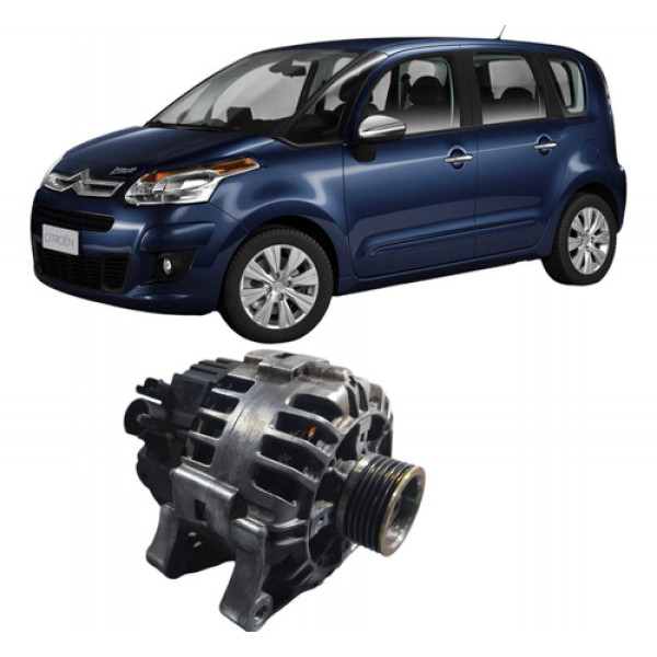 Alternador 12v Citroen C3 Picasso 1.5 2014 9672074480