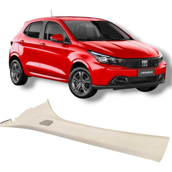 Acabamento Coluna Lateral Esquerdo Fiat Argo 2017-2023 