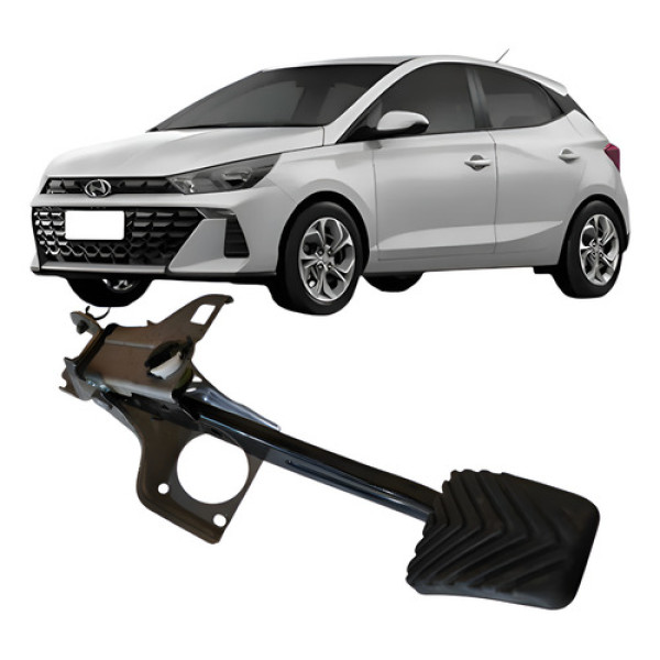 Pedal Freio Hyundai Hb20 1.0 3 Cilindro 2021 32800r1100  Preto