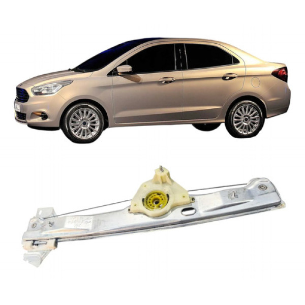 Máquina Vidro Dianteira Esquerda Ford Ka 1.0 2015 À 2021 