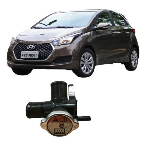 Flange Bocal Agua Radiador Hyundai Hb20 2018 1.0 3c Original