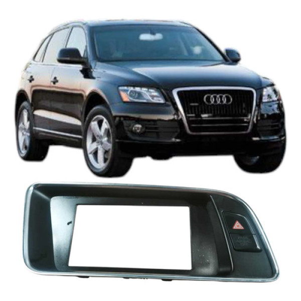 Moldura Multimidia Audi Q5 2012 8r1857186n Orig Preto