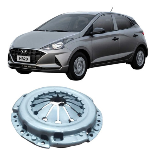 Platô Embreagem Hyundai Hb20 1.0 Sense Flex 2020 Original Preto