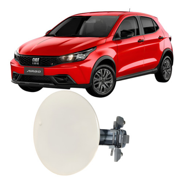 Tampa Portinhola Tanque Combustível Fiat Argo 2023 52045042  Branco