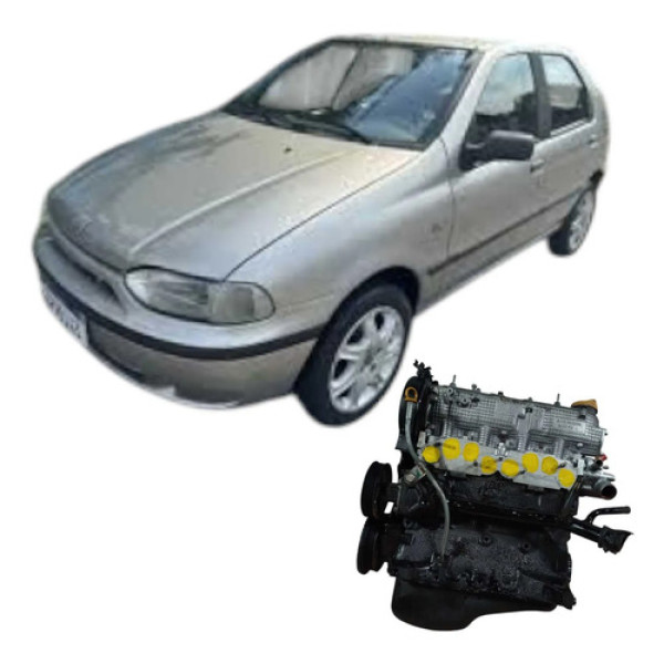 Motor Parcial Fiat Palio Siena 1997 1.0 61cv Flex Original