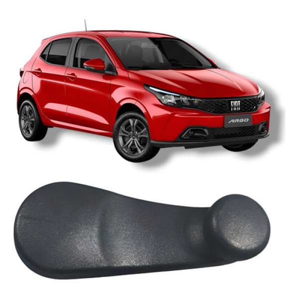 Maçaneta Interna Traseira Esquerda Fiat Argo 2023 C39028201 Preto