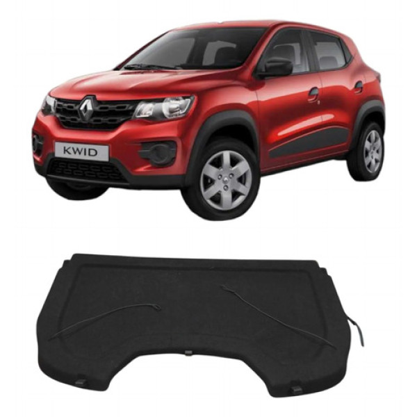 Tampão Bagagito Porta Mala Kwid 1.0 3c 2018 Original Preto