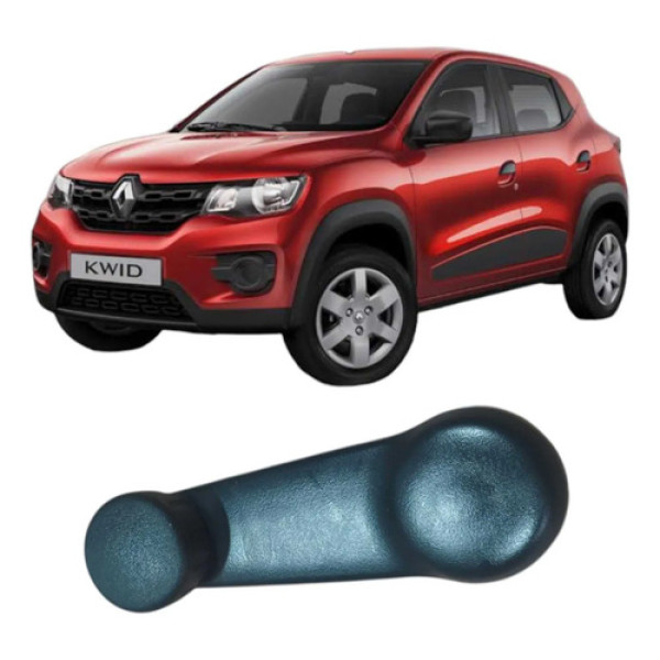  Manivela Vidro Renault Kwid 1.0 3c 2018 Original  Preto