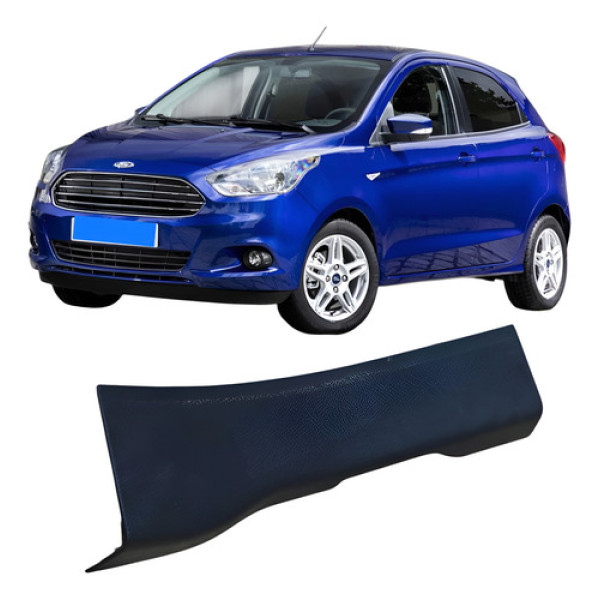 Acabamento Soleira Porta Traseira Esq Ka 2018 A13245 Preto Preto