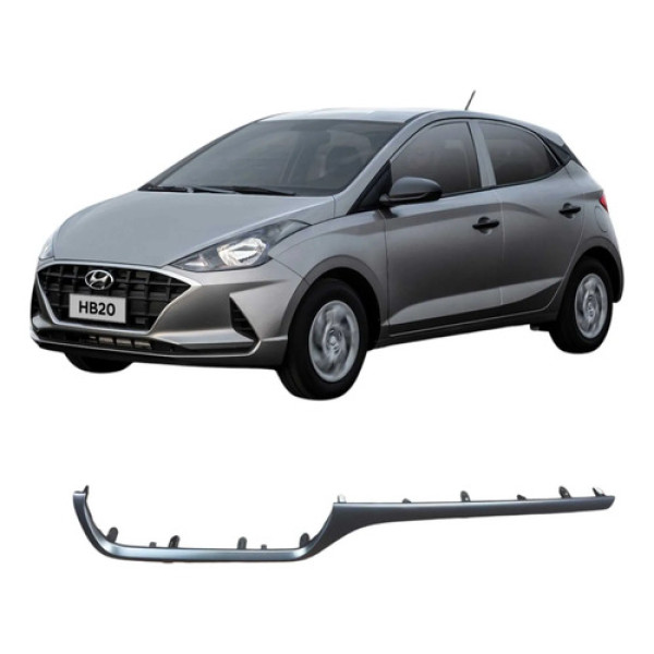 Acabamento Painel Tabelier Hyundai Hb20 2020 84790r1100 Prateado