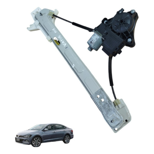 Maquina De Vidro Traseira Esquerda Vw Virtus 2017 A 2022