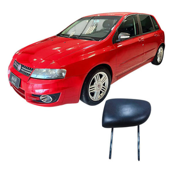 Encosto De Cabeça Traseiro Esquerdo Fiat Stilo 2009 Preto