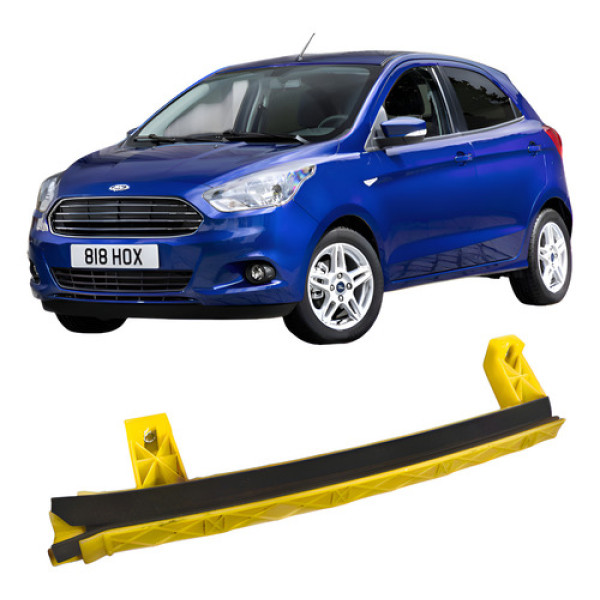 Guia Vidro Porta Dianteira Direita Ford Ka 2015 A 2020  Amarelo