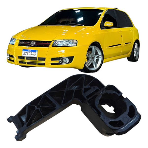Suporte Maçaneta Externa Dianteiro Direito Fiat Stilo 2009 Vermelho