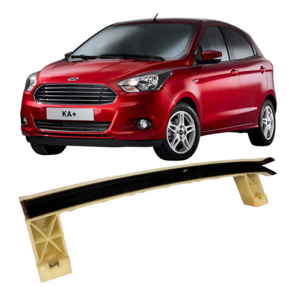 Guia De Vidro Porta Dianteira Direito Ford Ka 1.0 2017-2020 Preto