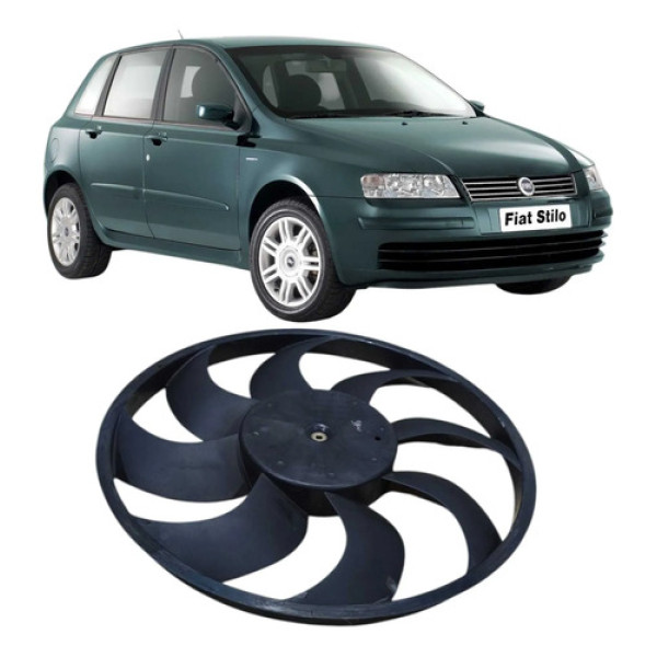 Ventoinha Radiador Fiat Stilo 1.8 2003 9140221 Original