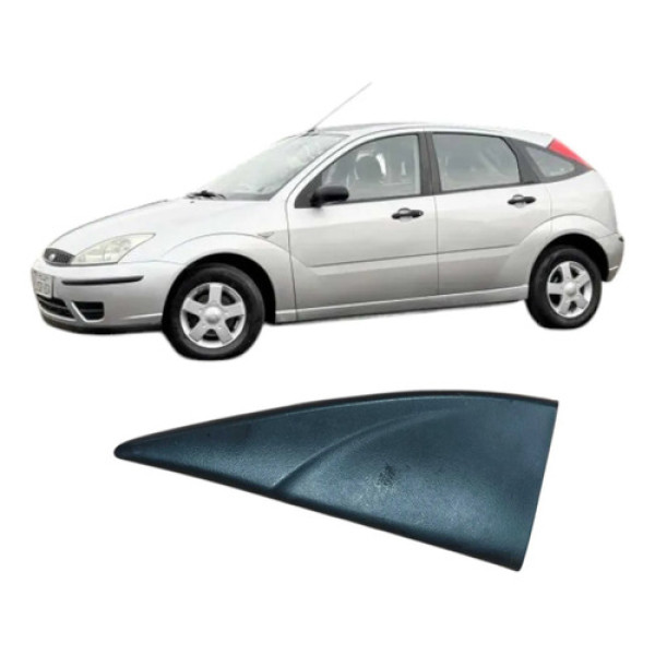 Moldura Int Porta Traseira Direita Focus 2007 4s45a254k06aa  Preto