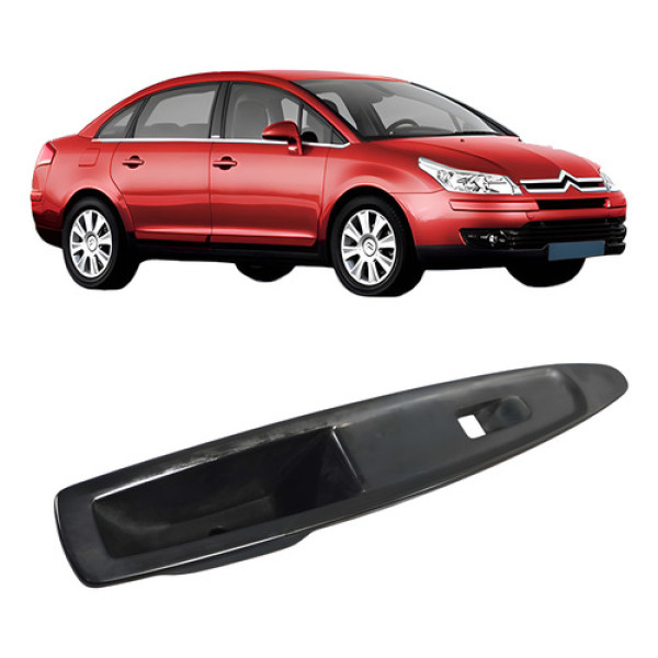 Suporte Botão Vidro Dianteiro Direito C4 Pallas 2007 1653707 Preto