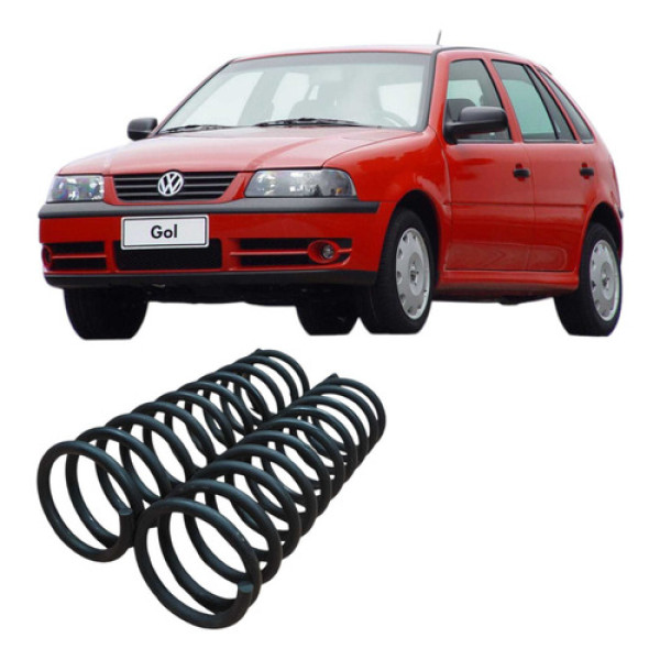 Par Molas Suspensao Dianteira Fiat Uno Mille 2004 Original