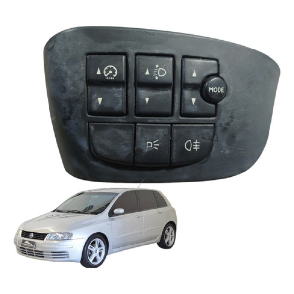 Moldura Comando Regulagem Luz Farol Fiat Stilo 2002 A 2009