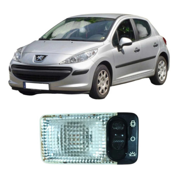 Luz Interna Teto Peugeot 207 206 2009 1.4 Original 