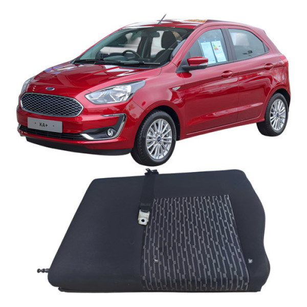 Encosto Banco Traseiro Esquerdo Ford Ka 2018 Sedan Preto Preto