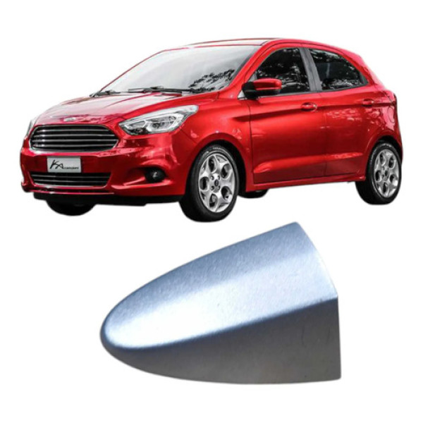 Acabamento Maçaneta Traseira Esquerda Ford Ka 2015 1.0 3c Prata