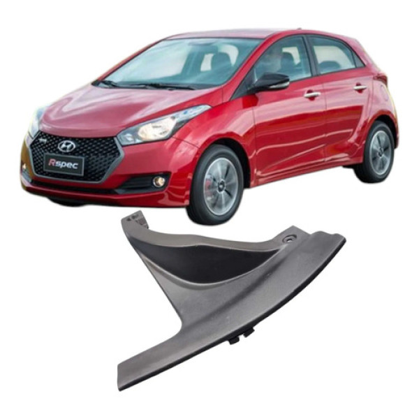 Acabamento Soleira Porta Traseiro Esquerdo Hyundai Hb20 2018 Cinza