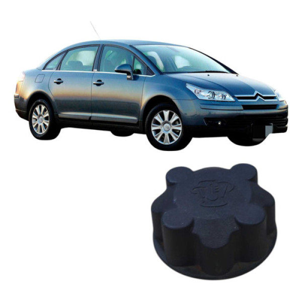 Tampa Reservatorio Agua Citroën C4 2008 Preto