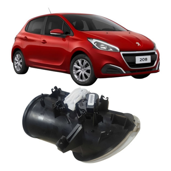 Duto Caixa De Ar Peugeot 208 2019 1.2 3c 929292 Preto Preto