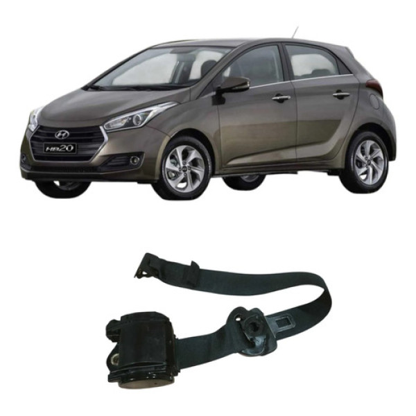 Cinto Traseiro Esquerdo Hyundai Hb20 2018 1.0 3c Original
