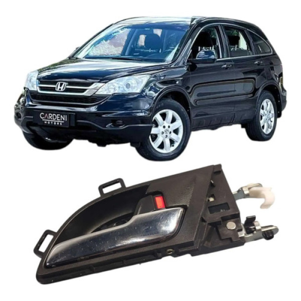 Maçaneta Interna Traseira Direita Honda Cr-v 2007 2008 2009 Preto Traseira