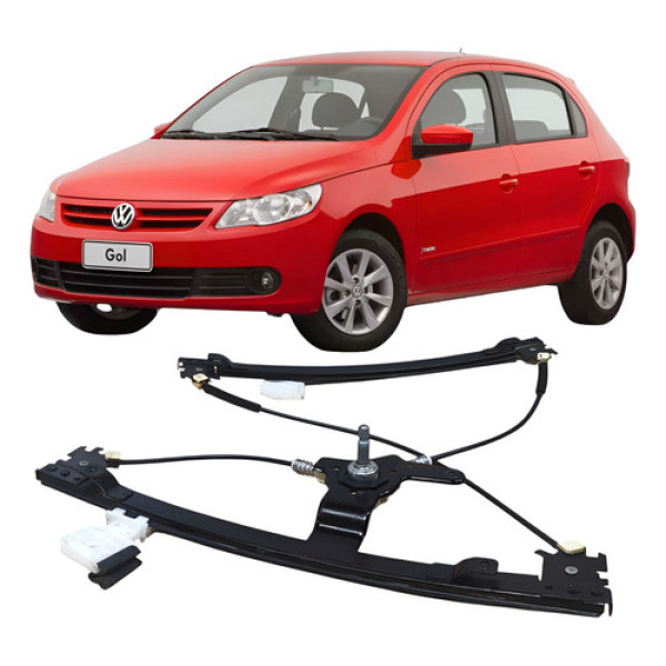 Maquina Dianteira Esquerda Gol G5 2010 376317556 Preto