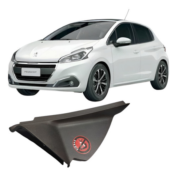 Moldura Lateral Direita Painel Peugeot 208 2017 9678337977