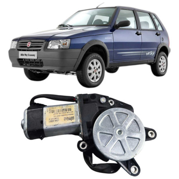 Motor Vidro Dianteiro Direito Fiat Uno 1.0 4p 2005 4940001