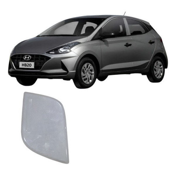 Lente Luz Teto Direita Hyundai Hb20 1.0 Sense 2021 Branca Branca