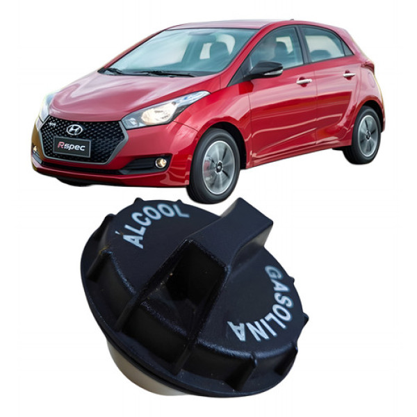 Tampa Bucal Tanque Combustível Hyundai Hb20 1.0 3c 2017 Branco