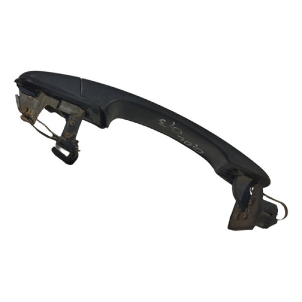 Maçaneta Externa Traseira Direita 4p Vw Gol G3 2003 E1376 Preta Traseira