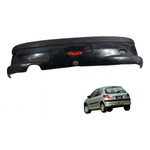 Parachoque Traseiro Peugeot 206 1998 A 2009