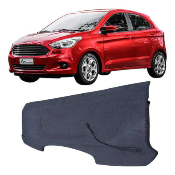 Tampao Bagagito Porta Mala Ford Ka 2015 1.0 3c Cinza