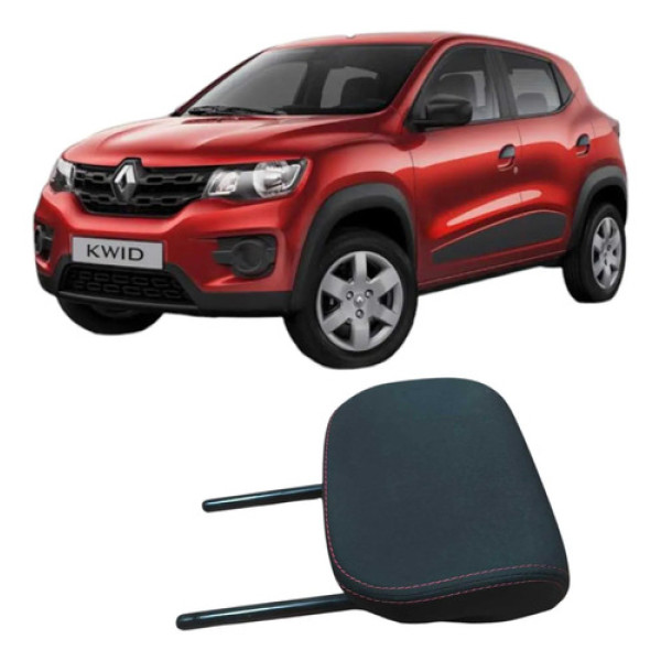  Encosto Cabeça Traseiro Direito Kwid 2018 1.0 Original Preto