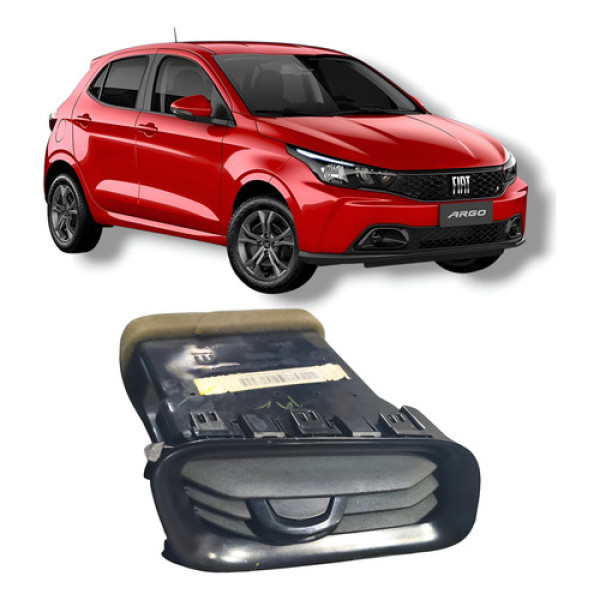 Duto Difusor Ar Lateral Direito Fiat Argo 2023 100237761 Preto