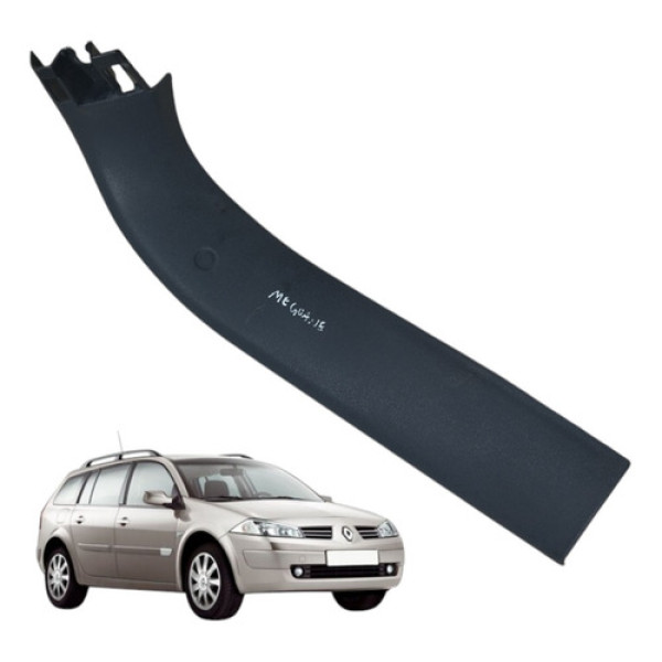 Acabamento Interno Direito Tampa Traseira Megane 1.6 2009 Preto