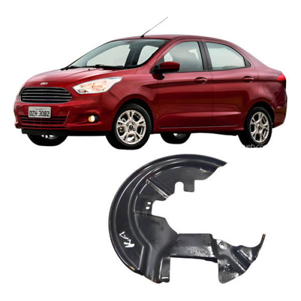 Espelho Roda New Fiesta 2014 A 2019 Dianteiro Direito .