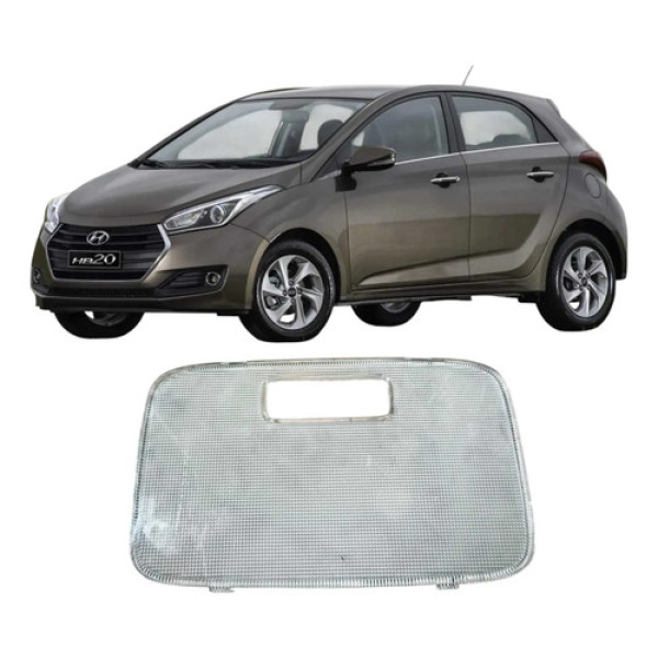 Lente Luz Teto Cortesia Traseiro Hyundai Hb20 2016 Original 