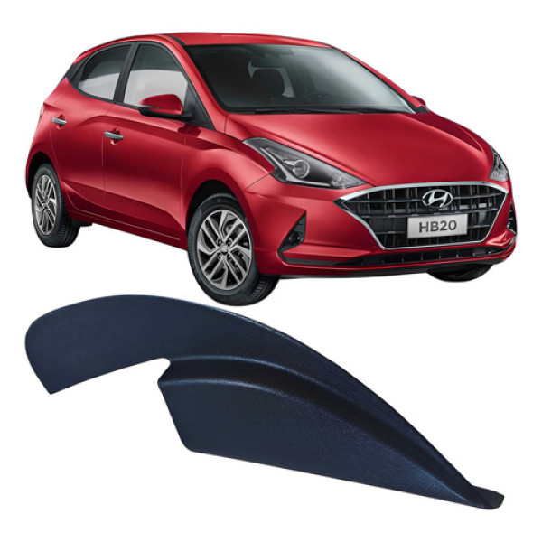 Acabamento Interno Retrovisor Dianteiro Direito Hb20 2021 Dourado