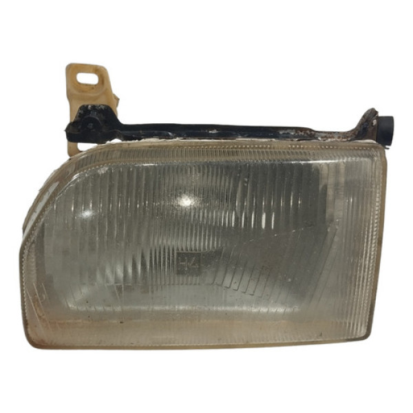 Lente Vidro Farol Esquerdo Original Ford Escort 1987 Esquerdo/motorista