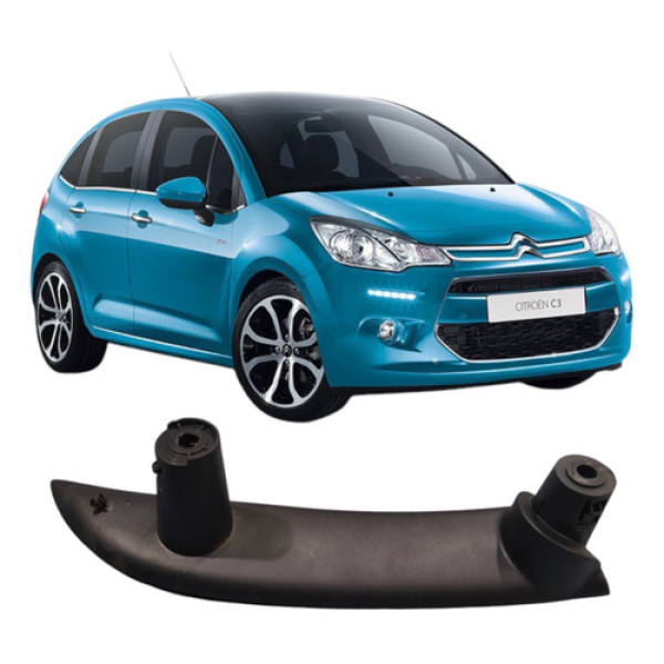 Puxador Interno Traz Direito C3 1.2 2013 A 2019